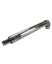 Комплект коаксиального дымохода  для газовых котлов DN.ru  1-60/100-650 антилед