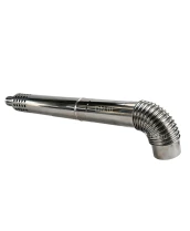 Комплект коаксиального дымохода  для газовых котлов DN.ru  1-60/100-650 антилед