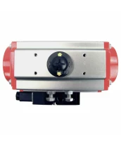 Кран шаровой DN.ru BV3232P(4pc)-SP-3WL-T-ISO-H Ду65 Ру40 стандартнопроходной L-тип, трехходовой, нержавеющая сталь SS316, внутренняя резьба, уплотнение - PTFE, с пн.приводом DN.ru PA-SA-105 c пн.распределителем DN.ru 4M310-08 220В