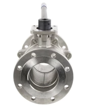 Кран шаровой DN.ru BV3232P(2pc)-FP-F-ISO-H Ду125 Ру16, корпус - нержавеющая сталь 316, уплотнение - PTFE, полнопроходной фланцевый с ISO-фланцем и рукояткой, 27х27, F10/F12
