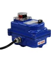 Электропривод четвертьоборотный DN.ru QT-N-003EM-O1-220VAC-У1 blue 220В