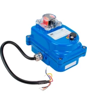 Электропривод четвертьоборотный DN.ru QT-N-003EM-O1-12VDC-У1 blue 12В