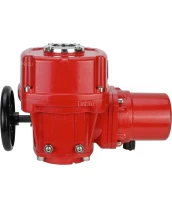 Электропривод четвертьоборотный DN.ru QT-EX-060M-O2-220VAC-У1 взрывозащитный с моментной муфтой и штурвалом, 220В