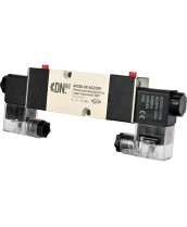 Пневмораспределитель DN.ru 4V320-08 NAMUR AC220V присоединение 1/4″, с двусторонним электромагнитным управлением