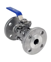 Кран шаровой DN.ru BV3131P(3pc)-FP-F-ISO-H Ду50 Ру40, полнопроходной, трехсоставной, сталь 304, уплотнение - PTFE, фланцевый, с ISO-фланцем
