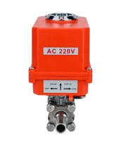 Кран шаровой DN.ru BV3232P(3pc)-FP-W-ISO-H LONG Ду10 Ру63 полнопроходной, корпус - нержавеющая сталь 316, уплотнение - PTFE, под приварку, с 1/4-оборотным электроприводом DN.ru QT-N-003EM-O1-220VAC-У1 MINI 220В