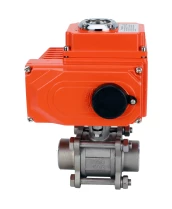 Кран шаровой DN.ru BV3232P(3pc)-FP-W-ISO-H WDVF Ду40 Ру40 полнопроходной, трехсоставной, корпус - нержавеющая сталь 316, уплотнение - PTFE, под приварку, с 1/4-оборотным электроприводом DN.ru QT-N-005EM-O1-220VAC-У1 HARK