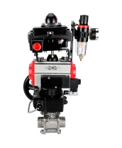 Кран шаровой DN.ru BV3232P(3pc)-FP-W-ISO-H WDVF Ду32 Ру63 полнопроходной, трехсоставной, нерж. сталь 316, PTFE, под приварку, с пн.приводом PA-DA-052, пн.распределителем 4М310-08 24В, БКВ APL-410N EX, руч. дублером MON1-250-T26-ISO, БПВ AFC2000