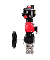 Кран шаровой DN.ru BV3232P(3pc)-FP-W-ISO-H WDVF Ду32 Ру63 полнопроходной, трехсоставной, нерж. сталь 316, PTFE, под приварку, с пн.приводом PA-DA-052, пн.распределителем 4М310-08 220В, БКВ APL-510N EX, руч. дублером MON1-250-T26-ISO, БПВ AFC2000