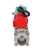 Кран шаровой DN.ru BV3232P(3pc)-FP-W-ISO-H WDVF Ду40 Ру40 полнопроходной, трехсоставной, корпус - нержавеющая сталь 316, уплотнение - PTFE, под приварку, с пневмоприводом PA-DA-065 и магнитным переключателем ALS200D