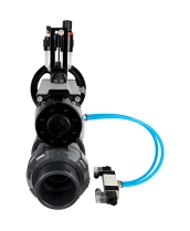 Кран шаровой DN.ru BV4242E-FP-GRM-ISO Дн100 Ру10 полнопроходной, корпус - НПВХ, шар - НПВХ, уплотнение - EPDM, с пневмоприводом PA-DA-105-1, пневмораспределителем 4V320-08 220В и БПВ AFC2000