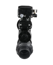 Кран шаровой DN.ru BV4242E-FP-GRM-ISO Дн100 Ру10 полнопроходной, корпус - НПВХ, шар - НПВХ, уплотнение - EPDM, с пневмоприводом PA-DA-105-1 и пневмопозиционером YT-1000RSN с обратной связью