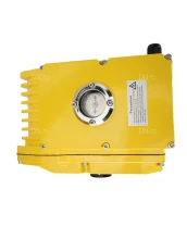 Кран шаровой DN.ru BV3232P(2pc)-FP-T-ISO-H Ду100 Ру40 полнопроходной двухходовой, нержавеющая сталь 316, внутренняя резьба, уплотнение - PTFE, с электроприводом четвертьоборотным QT-N-020EM-O1-24VDC-У1