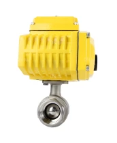 Кран шаровой DN.ru BV3232P(2pc)-FP-T-ISO-H Ду50 Ру63 полнопроходной двухходовой, нержавеющая сталь 316, внутренняя резьба, уплотнение - PTFE, с электроприводом четвертьоборотнымQT-N-008EM-O1-24VDC-У1