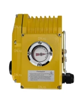 Кран шаровой DN.ru BV3232P(2pc)-FP-T-ISO-H Ду40 Ру63 полнопроходной двухходовой, нержавеющая сталь 316, внутренняя резьба, уплотнение - PTFE, с электроприводом четвертьоборотным QT-N-005EM-O1-380VAC-У1