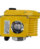 Кран шаровой DN.ru BV3232P(4pc)-SP-3WL-T-ISO-H Ду50 Ру63 стандартнопроходной трехходовой L-тип, нержавеющая сталь SS316, внутренняя резьба, уплотнение - PTFE, с 1/4-оборотным электроприводом DN.ru QT-N-005M-O2-380VAC-У1