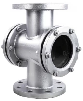 Стекло смотровое DN.ru SG2-34G-F тип В ГОСТ 21836-2021 Ду100 Ру16, углеродистая сталь, фланцевое