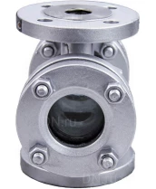 Стекло смотровое DN.ru SG2-34G-F тип В ГОСТ 21836-2021 Ду25 Ру40, углеродистая сталь, фланцевое