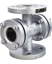 Стекло смотровое DN.ru SG2-34G-F тип В ГОСТ 21836-2021 Ду65 Ру16, углеродистая сталь, фланцевое