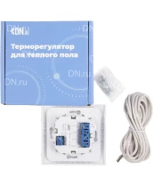 Терморегулятор для теплого пола DN.ru T03SM механический цвет белый