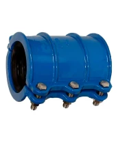 Муфта ремонтная хомутного типа DN.ru CСR14E(2pc) Ду100 (Дн107-119) Ру16 двухсоставная, корпус - чугун GGG50, уплотнение - EPDM
