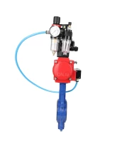 Затвор дисковый поворотный DN.ru WBV1413E-2W-Fb-H Ду150 Ру16, корпус - чугун GGG50, диск - чугун GGG40, уплотнение - EPDM, с пневмоприводом DN.ru PA-DA-105 двойного действия, с пневмораспределителем 4M310-08 24В, с БКВ APL-210N, с БПВ AFC2000