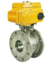 Кран шаровой DN.ru BV3232P-FP-Fb-ISO-H Ду100 Ру16 корпус - сталь 316, уплотнение - PTFE, полнопроходной, межфланцевый, с электроприводом DN.ru QT-N-015EM-O1-220VAC-У1