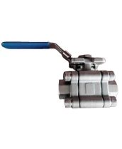 Кран шаровой DN.ru BV3232P(3pc)-FP-SW-ISO-H Ду100 Ру63 полнопроходной, под приварку, материал корпуса - нержавеющая сталь SS316, с ISO-фланцем и рукояткой