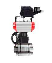 Кран шаровой DN.ru BV3232P(3pc)-FP-SW-ISO-H Ду100 Ру63 полнопроходной, корпус - нержавеющая сталь SS316, под приварку, с пневмоприводом PA-DA-105, ручным дублером MON3-700-T38-ISO,электропневматическим поворотным позиционером YT-1000RSN без обратной связи