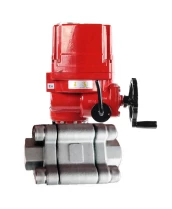 Кран шаровой DN.ru BV3232P(3pc)-FP-SW-ISO-H Ду100 Ру63 полнопроходной, корпус - нержавеющая сталь SS316, под приварку, с 1/4-оборотным взрывозащищенным электроприводом QT-EX-020EM-O2-220VAC-У1