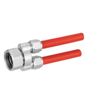 Переходник с компрессионным соединением DN.ru PKS-10-2 3/4″ Дн10 Ру10, выводов - 2, для труб PEX, PERT, корпус - латунь HPb57-3, уплотнение - EPDM