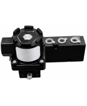 Пневмораспределитель DN.ru 4M310-08 24VDC-E 1/4″ моностабильный, пятиканальный, для четвертьоборотных пневмоприводов (на корпус)