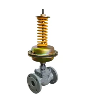 Регулятор перепада давления DN.ru PRD2135М-MA-F-NO Ду65 Ру25 Kv25 фланцевый, корпус - сталь 25Л, уплотнение - металл, с мембранным приводом, диапазон настройки - 0.05-0.3МПа