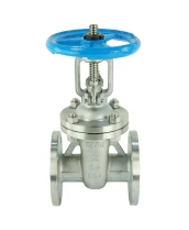 Задвижка клиновая 30нж41нж DN.ru GVWR3131M-2W-F-S Ду150 Ру16 фланцевая, корпус - нержавеющая сталь 304, материал клина - нержавеющая сталь 304, уплотнение - металл, со штурвалом GAIR