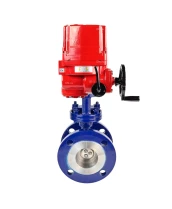 Затвор дисковый поворотный с тройным эксцентриситетом DN.ru WBV3EX-3431M-1W-F-ISO Ду50 Ру25 фланцевый, корпус - углеродистая сталь WCB, диск - нержавеющая сталь 304, METAL, с 1/4-оборотным взрывозащищенным электроприводом DN.ru QT-EX-010EM-O2-220VAC-У1