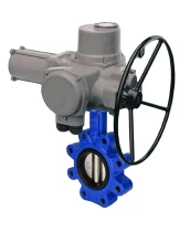 Затвор дисковый поворотный DN.ru WBV1631N-2W-Fb-H Ду100 Ру16 LUG корпус - чугун QT450, диск - нержавеющая сталь 304, уплотнение - NBR, межфланцевый, с электроприводом ГЗ-ОФ-100/30 220В