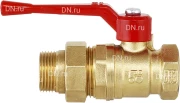 Кран шаровой БАЗ 11б27п1 А31 1 1/4″ Ду32 Ру40 полнопроходной, двухходовой, латунь, уплотнение - PTFE, внутренняя резьба / американка, ручка-рычаг Кран шаровой БАЗ 11б27п1 А31 1 1/4″ Ду32 Ру40 полнопроходной, двухходовой, латунь, уплотнение - PTFE, внутренняя резьба / американка, ручка-рычаг