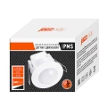 Датчик движения JazzWay PMS-IR 201 1200Вт 6м инфракрасный, встраиваемый, обзор 360°, радиус действия 6м, IP20, белый 5012950