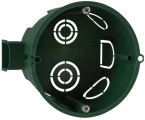 Коробка установочная Systeme Electric IMT3510 68(65)x45мм IP30, для сплошных стен, способ монтажа скрытый, цвет - зеленый IMT35100