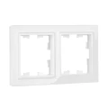 Рамка IEK BRITE 2 поста 84х155х11 мм, корпус - пластик, монтаж - универсальный, цвет - белый Рамка IEK BRITE 2 поста 84х155х11 мм, корпус - пластик, монтаж - универсальный, цвет - белый