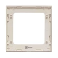 Рамка EKF PROxima Стокгольм 1 пост 82х82х8 мм, корпус - поликарбонат, монтаж - универсальный, цвет - белый