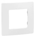 Рамка Legrand Etika 1 пост 86х86х10.15 мм, материал корпуса - пластик, монтаж - универсальный, цвет - белый 