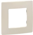 Рамка Legrand Etika 1 пост 86х86х10.15 мм, материал корпуса - пластик, монтаж - универсальный, цвет - слоновая кость 