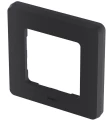 Рамка Legrand INSPIRIA 1 пост 84х84х10 мм, материал корпуса - пластик, монтаж - универсальный, цвет - антрацит 