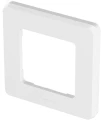 Рамка Legrand INSPIRIA 1 пост 84х84х10 мм, материал корпуса - пластик, монтаж - универсальный, цвет - белый 