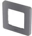 Рамка Legrand INSPIRIA 1 пост 84х84х10 мм, материал корпуса - пластик, монтаж - универсальный, цвет - дымчатый  Рамка Legrand INSPIRIA 1 пост 84х84х10 мм, материал корпуса - пластик, монтаж - универсальный, цвет - дымчатый