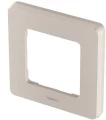 Рамка Legrand INSPIRIA 1 пост 84х84х10 мм, материал корпуса - пластик, монтаж - универсальный, цвет - шампань 