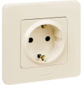 Рамка Legrand INSPIRIA 1 пост 84х84х10 мм, материал корпуса - пластик, монтаж - универсальный, цвет - слоновая кость  673931