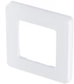 Рамка Legrand INSPIRIA 1 пост 84х84х10 мм, материал корпуса - пластик, монтаж - универсальный, цвет - жемчуг 