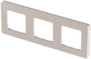 Рамка Legrand INSPIRIA 3 поста 84х226х10 мм, материал корпуса - пластик, монтаж - универсальный, цвет - шампань  Рамка Legrand INSPIRIA 3 поста 84х226х10 мм, материал корпуса - пластик, монтаж - универсальный, цвет - шампань